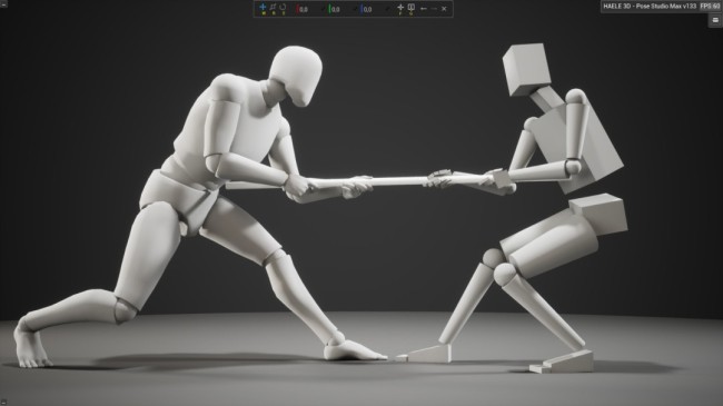 超真实人体建模软件上架Steam 可进行姿势编辑等