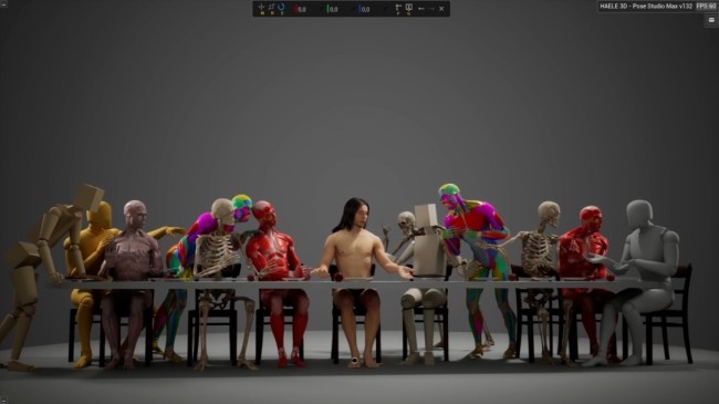 超真实人体建模软件上架Steam 可进行姿势编辑等