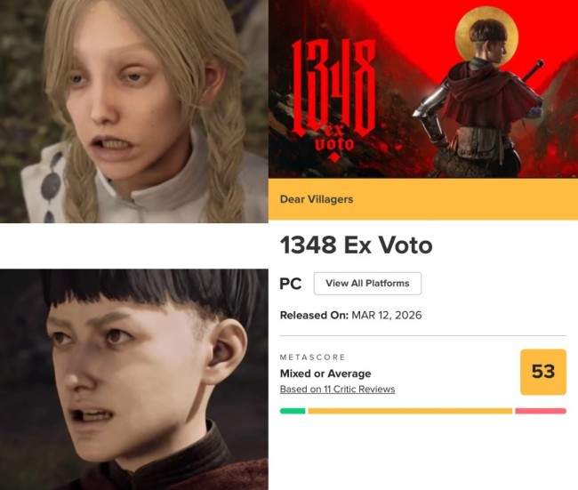 《1348：圣誓》天崩开局 玩家嘲讽：那些支持觉醒的人呢？