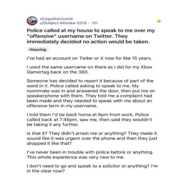 大快人心！ 英国一男子因取歧视性游戏名被警察上门警告