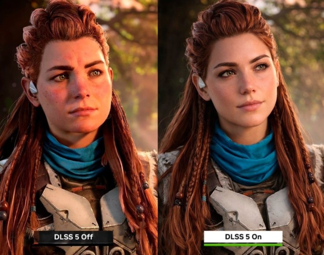 玩家把《地平线》埃洛伊爆改成美女 DLSS5正确用法!