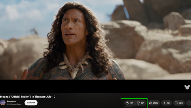 《海洋奇缘》真人版正式预告差评如潮 网友：这是恶搞吗？