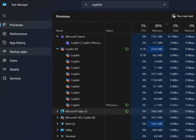 Win11的AI应用升级：自带edge浏览器 内存占用暴增10倍