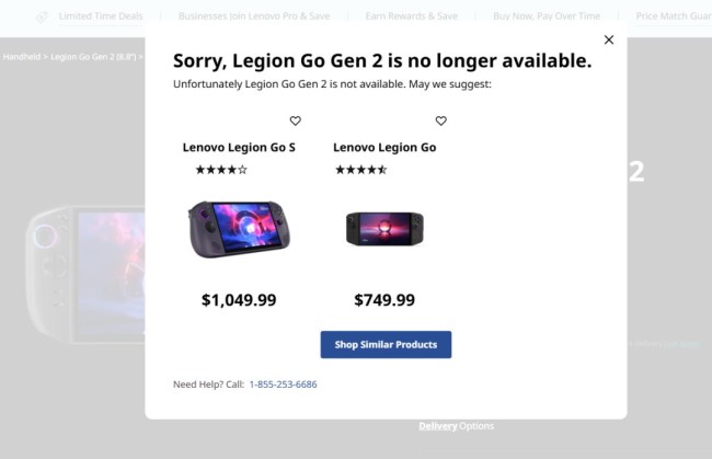 联思掌机Legion Go 2北好意思大加价 2TB版块接近2万元