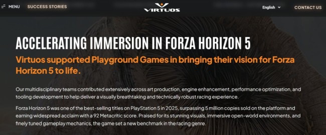 《极限竞速：地平线5》PS5版销量已超500万