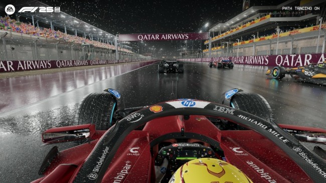 《F1 25》在PS5 Pro上跑通全路径追踪 4K30帧画质惊艳 挑战PC顶级光追