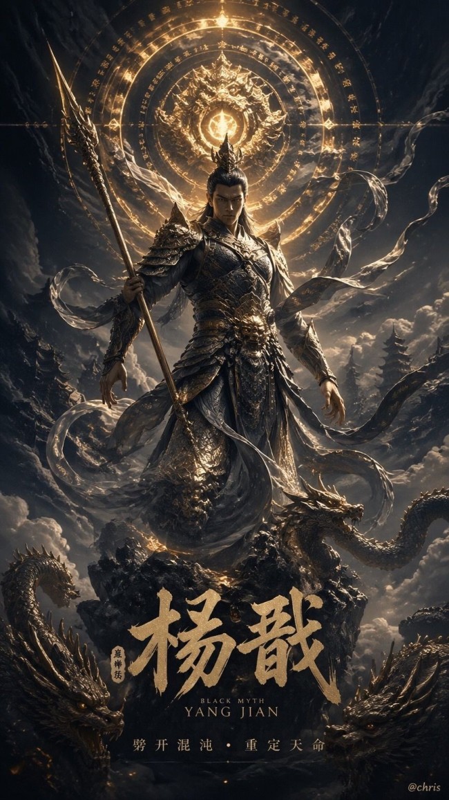 AI生成《黑神话：悟空》绝美海报：四妹很美 猴哥超酷