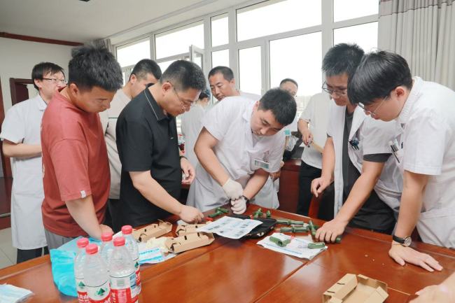 白金十分钟帮扶翁牛特旗人民医院举办骨髓输液通路学习班