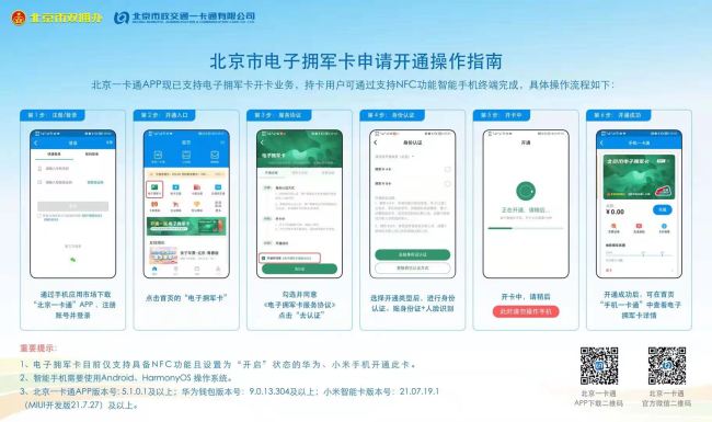 致敬军人！北京市正式发行“电子拥军卡”可免费乘车