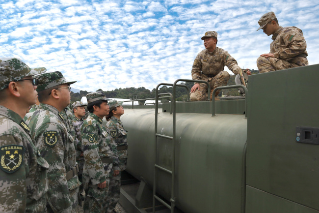 联勤官兵+基干民兵,干得漂亮!