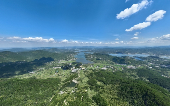 浠水縣綠楊鄉景色.