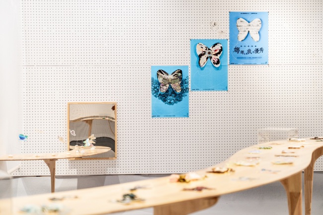 近500幅蝴蝶创作显示“破茧成蝶”,湖美为新生办展