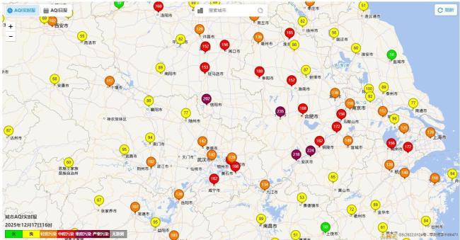 12月29日起湖北将遭遇一轮中重度污染过程 预计31日好转