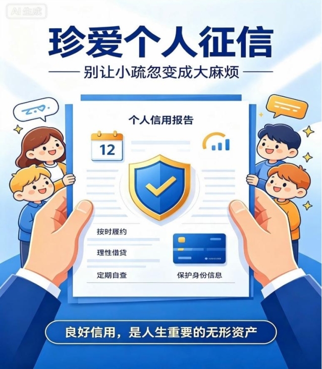 民生银行信用卡中心：珍爱个人信用 守护您的“经济身份证”