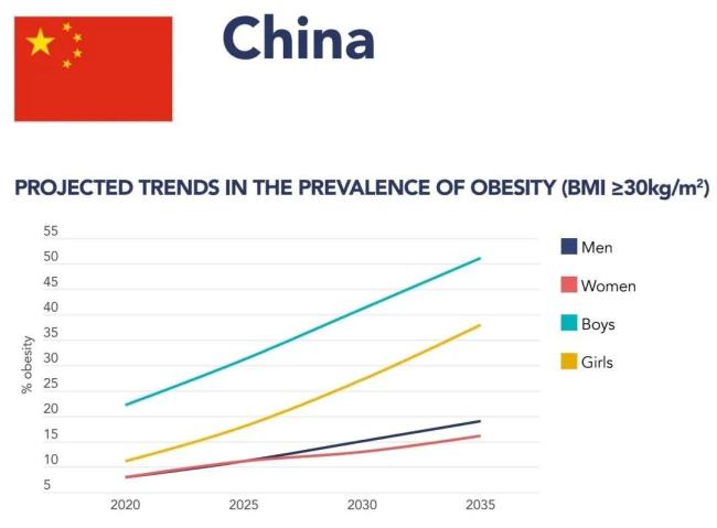 12年内中国将有近5亿成年人肥胖！