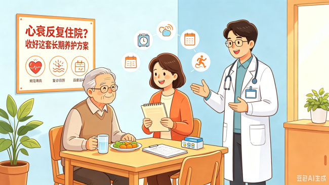 心衰“三分治七分养”，做好这几件事可减少反复医院