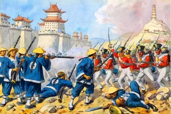 清军在第一次鸦片战争中一败涂地，左宗棠建议制造大船火炮