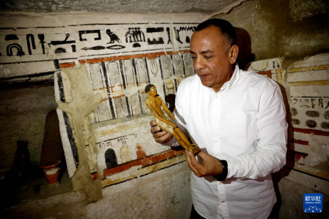 埃及塞加拉新发现5座距今4000余年的墓葬