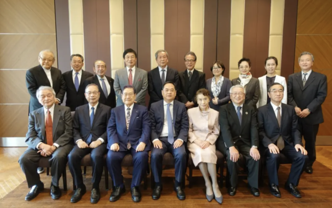 日本友好団体が共同で中国人民対外友好協会の楊万明会長の訪日を歓迎