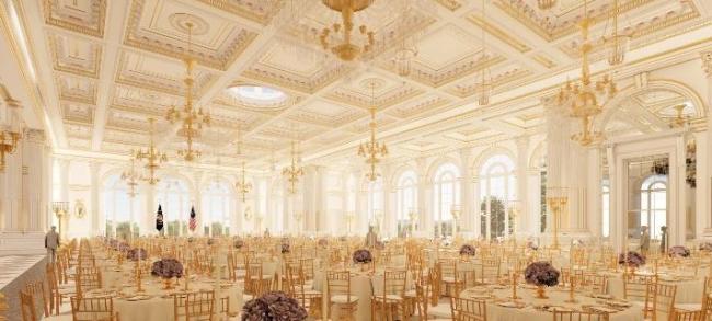 特朗普3亿美元修白宫被批 豪华装修引发争议