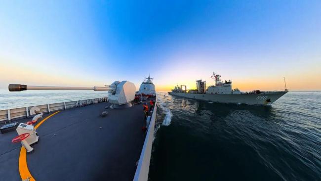 解放军东部战区多舰艇实战化演练 提升联合封锁打击能力