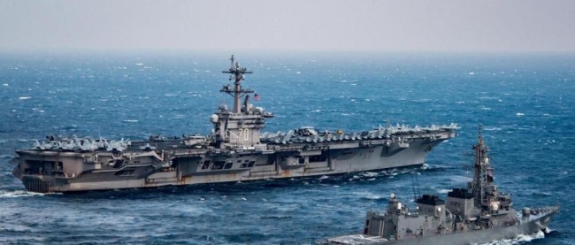 境外媒体：美纠集盟国海军赴亚太搅局