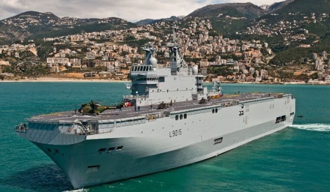  法国“西北风”级两栖攻击舰被认为是贴近印度海军要求的设计方案之一