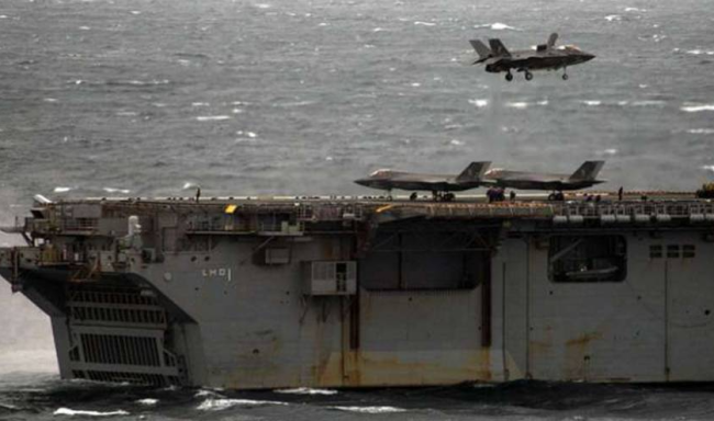 出云号f35b起降试验完成5年内形成双航母战斗群