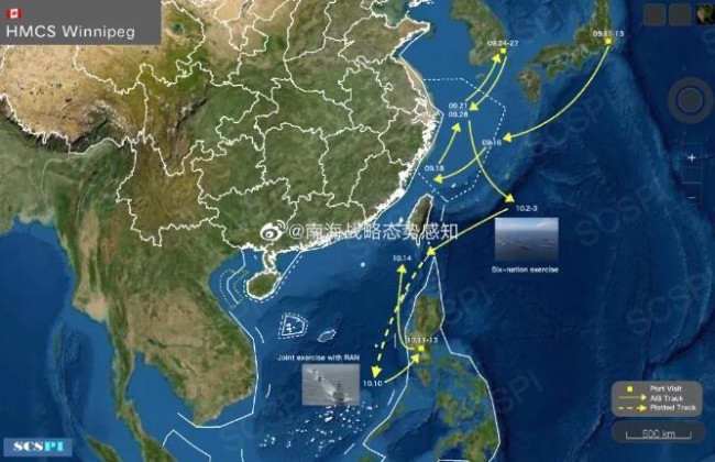 美加军舰联合穿越台湾海峡？