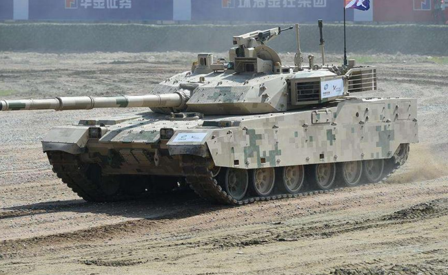中国VT4外贸坦克实战表演的风采