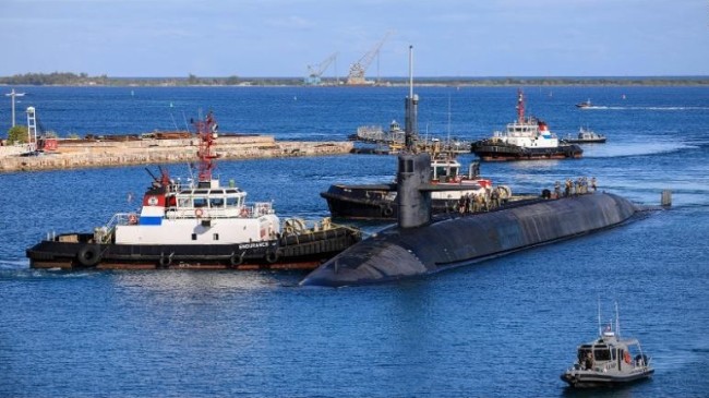 释放政治信号？美国战略核潜艇罕见公开现身关岛
