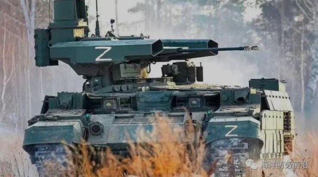 “终结者-2”坦克支援战车现身乌克兰