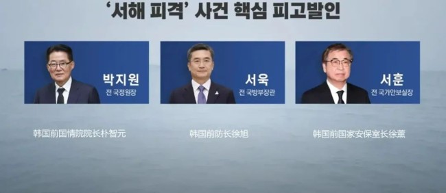 被抄家的三名文在寅老部下   图：韩国YTN电视台报道截屏