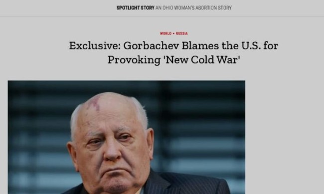 戈尔巴乔夫刚去世，西方就开始篡改历史