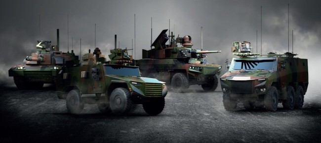 “蝎子”计划的四种主战装备。