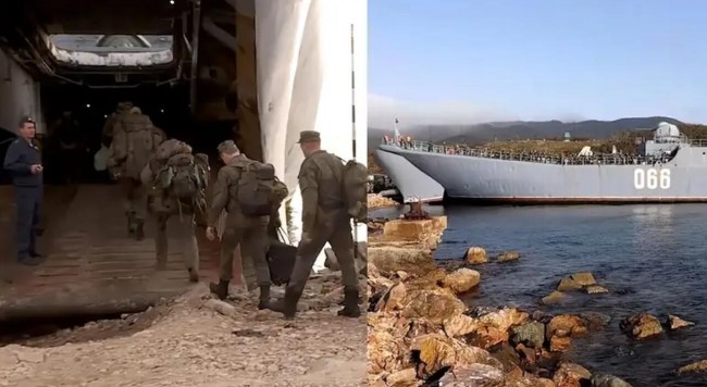 现场:俄应征新兵排队登上军舰 前往训练中心进行实战训练