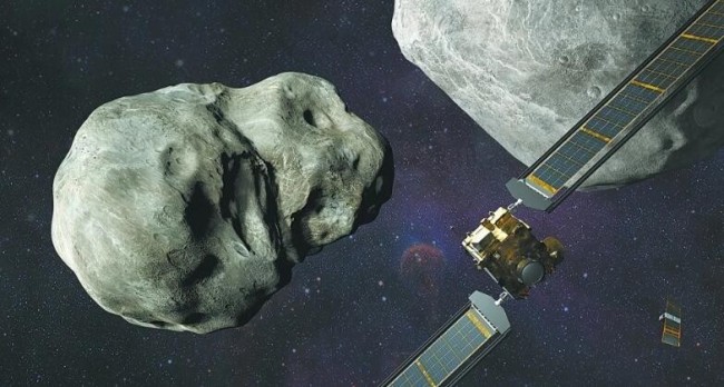 NASA航天器撞击小行星新照片曝光