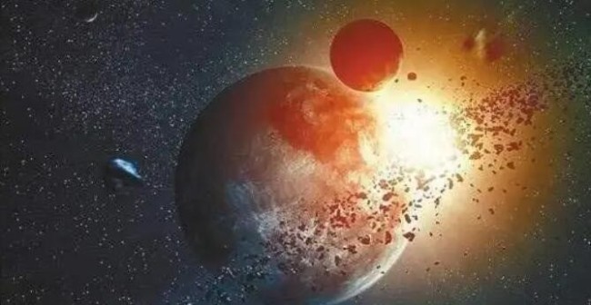 研究称月球或在几个小时内形成 撞击把地球撞掉一大块