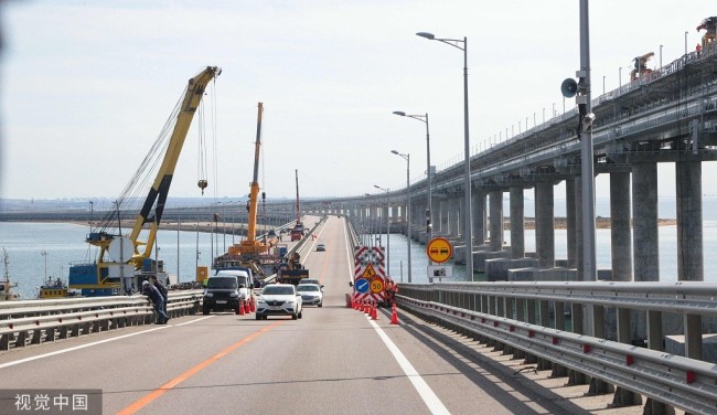 俄政府令：克里米亚大桥重建应于2023年7月1日前完成