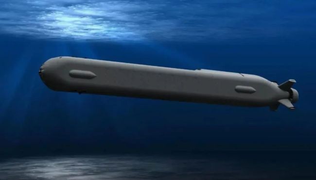 中国超大型水下无人潜航器亮相中东防展