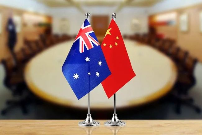 中国和澳大利亚国旗 资料图