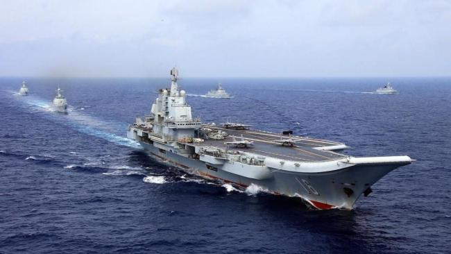 南海封闭37天！中国海军舰艇频繁训练，山东舰航母编队登场？