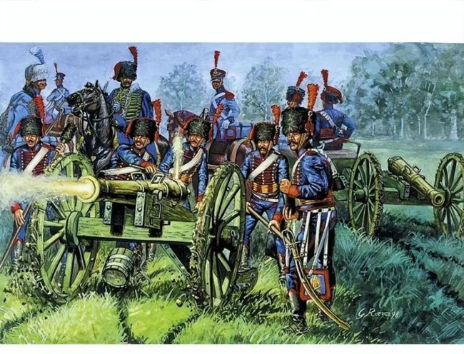 拿破仑战争时期,炮兵的建制,战术和章程逐渐形成