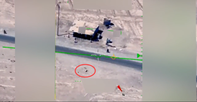 未知技术？美军无人机在中东发现不明飞行物：银色球体呈半透明状 画面曝光