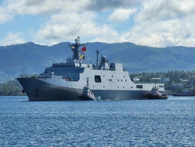 開辟新航道？中國海軍071級登陸艦突訪瓦努阿圖