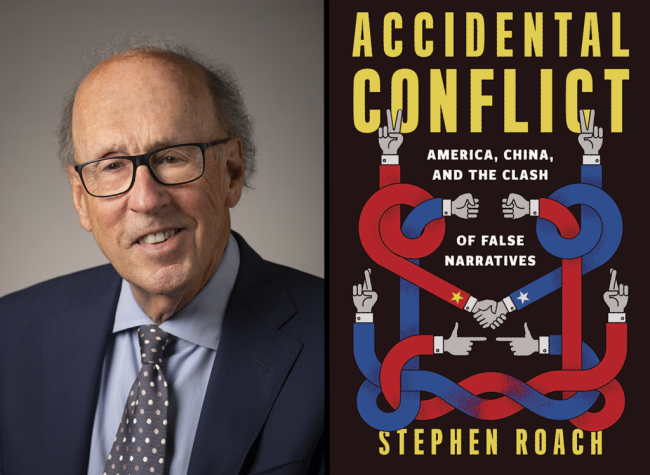 ▲《意外冲突：中国、美国和错误叙事的碰撞》，作者斯蒂芬·罗奇（Stephen Roach）