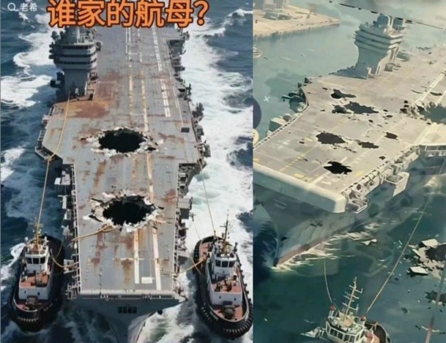 这些胡塞打美航母画面是假的 虚假内容引发深思