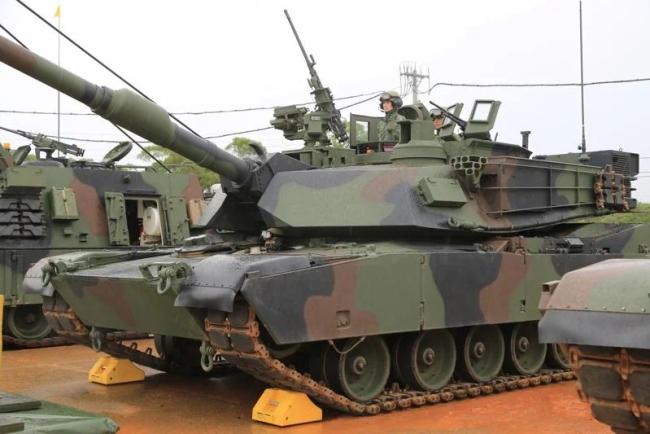 台军M1A2T公开实弹射击，没形成战斗力缺席“汉光”演习