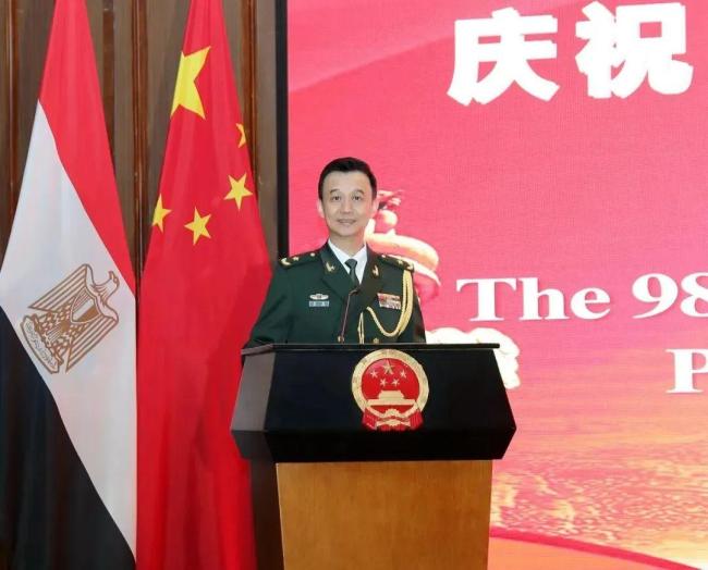 吳謙任中國駐埃及使館國防武官 吳謙少將履新