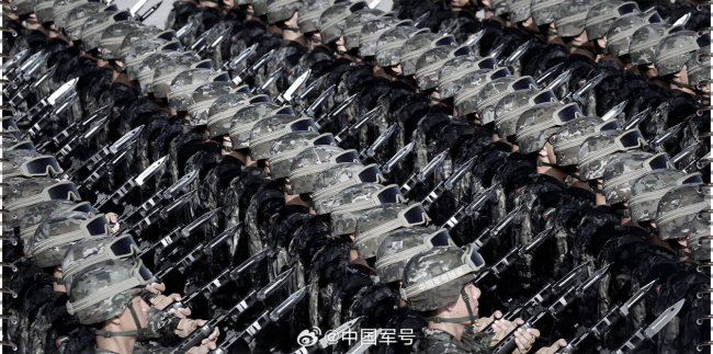 九三阅兵训练高清大图，来了！